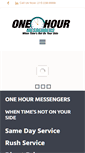 Mobile Screenshot of onehourmessengers.com
